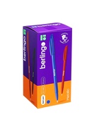 Ручка шариковая Berlingo. Metallic, синий стержень, узел 0.7 мм, МИКС - Фото 6