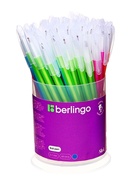 Ручка шариковая Berlingo. Slick, синий стержень, игольчатый узел 0.7 мм, МИКС - Фото 17