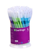 Ручка шариковая Berlingo. Slick, синий стержень, игольчатый узел 0.7 мм, МИКС - Фото 14