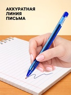 Ручка шариковая Berlingo. Triangle 100T, синий стержень, игольчатый узел 0.7 мм, треугольный корпус - Фото 2