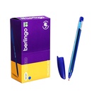Ручка шариковая Berlingo. Triangle 100T, синий стержень, игольчатый узел 0.7 мм, треугольный корпус - Фото 10