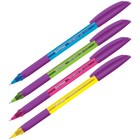 Ручка шариковая Triangle 110 Color, узел 0.7 мм, чернила синие, грип, микс - Фото 3