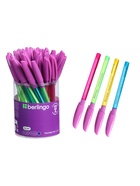 Ручка шариковая Berlingo. Triangle 110 Color, синий стержень, узел 0.7 мм, резиновый упор, МИКС - Фото 12