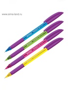 Ручка шариковая Berlingo. Triangle 110 Color, синий стержень, узел 0.7 мм, резиновый упор, МИКС - Фото 2