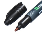 Маркер перманентный Berlingo, чёрный, двухсторонний, узел 1.0 мм/0.5 мм - Фото 13