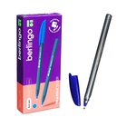 Ручка шариковая Berlingo. Triangle Silver, синий стержень, узел 1 мм, треугольный корпус - Фото 12