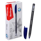 Ручка шариковая Berlingo. Triangle Silver, синий стержень, узел 1 мм, треугольный корпус - Фото 7