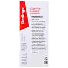 Ручка шариковая Berlingo. Triangle Silver, синий стержень, узел 1 мм, треугольный корпус - Фото 14