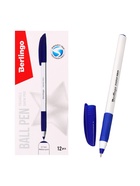 Ручка шариковая Triangle Snow Pro, узел 0.7 мм, чернила синие, грип - Фото 8