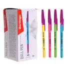 Ручка шариковая W-219 Color, узел 0.7 мм, чернила синие, микс - Фото 4