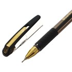 Ручка шариковая xGold, узел 0.7 мм, чернила чёрные, игольчатый стержень, грип - Фото 4