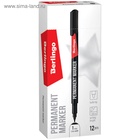 Маркер перманентный Berlingo, чёрный, узел 1.0 мм - Фото 9