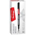 Маркер перманентный Berlingo, чёрный, узел 1.0 мм - Фото 6