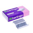 Скобы металлические №24/6, для степлера, 1000 шт., оцинкованные - Фото 2