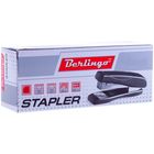 Степлер № 24/6, 26/6, до 25 листов, пластиковый корпус, чёрный - Фото 3