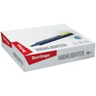 Маркер-текстовыделитель 5.0 мм Berlingo жёлтый, - фото 25702073