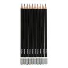 Набор карандашей чернографитных 10 штук Berlingo, 3H-3B, европодвес - Фото 4