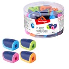 Точилка пластиковая Blitz, 1 отверстие, микс, дисплей - Фото 1