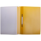 Папка-скоросшиватель пластиковая А4 Berlingo, 180 мкм, желтая, с прозрачным верхом, до 100 листов - Фото 2