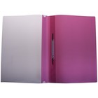 Папка-скоросшиватель пластиковая А4 Berlingo, 180 мкм, розовая, с прозрачным верхом, до 100 листов - Фото 2