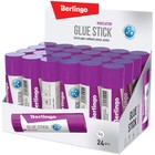Клей-карандаш ПВП, Berlingo, с цветным индикатором, 8 г - Фото 1