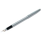 Ручка перьевая Silk Prestige, пишущий узел 0.8 мм, корпус хром, пластиковый футляр - Фото 1