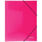 Папка на резинке Neon А4, 500 мкм, неоновая розовая - Фото 1