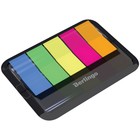 Флажки-закладки 45х12 мм, 5 неоновых цветов по 20 листов, в диспенсере - Фото 2