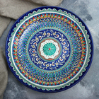 Ляган узбекский Риштанская керамика «Узоры», d=42 см, синий МИКС - Фото 5