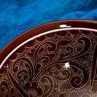 Коса Риштанская Керамика "Узоры" 15 см, малая, коричневая - Фото 4
