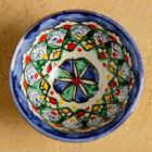 Пиала узбекская Риштанская Керамика «Цветы», 100 мл, d=8.5 см, МИКС - Фото 9