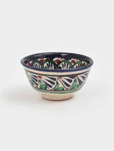 Пиала узбекская Риштанская Керамика «Узоры», d=9.5 см, МИКС