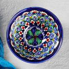 Пиала узбекская Риштанская Керамика «Узоры», 120 мл, d=9.5 см, МИКС - Фото 2