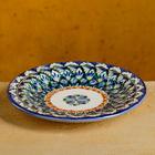 Тарелка узбекская Риштанская Керамика «Цветы», d=17 см, МИКС - Фото 4