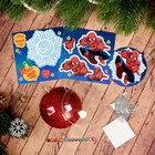 Аппликация 3D в шаре "Новый год" 8 см, Человек-паук - Фото 4