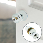 Защелка 1203, с ключом, цвет хром - Фото 1