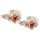 Набор чайный "Мешок с подарками", 4 предмета: чашка, блюдца - Фото 1
