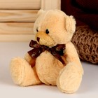 Мягкая игрушка «Медведь нежный», бант, следы, цвета МИКС - фото 9908714
