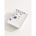 Набор аксессуаров для ванной комнаты «Пейзаж. Сад», 4 предмета (дозатор 250 мл, мыльница, 2 стакана), цвет белый - Фото 6