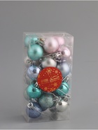 Ёлочные игрушки «Шарм», шары новогодние, d=2.6 см, набор 25 шт., МИКС - Фото 6