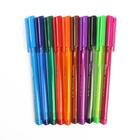 Набор ручек шариковых, 10 цветов, корпус треугольный, тонированный, в блистере на кнопке - Фото 3