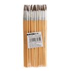 Кисть круглая «Пони», № 5, ручка лакированная, из дерева - Фото 2