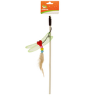 Дразнилка-удочка "Стрекоза", деревянная палочка 40 см, микс цветов - Фото 4