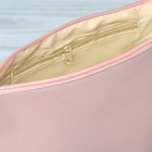 Клатч женский, отдел на молнии, с ручкой, цвет розовый перламутровый - Фото 3
