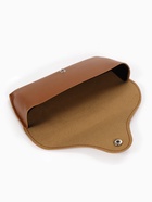 Футляр для очков на кнопке, 16×3.5×6.5 см, коричневый - Фото 4