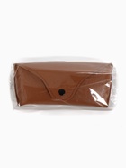 Футляр для очков на кнопке, 16×3.5×6.5 см, коричневый - Фото 9