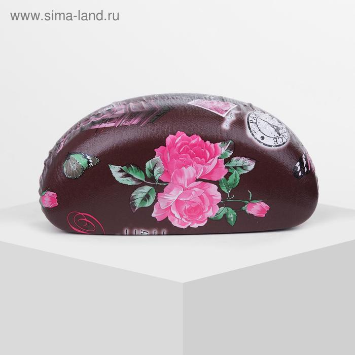 Футляр для очков, 16 × 5 × 7,5 см, цвет коричневый - Фото 1