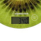 Весы кухонные HOMESTAR HS-3007, электронные, до 7 кг, зелёные - фото 4575469