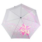 Зонт автоматический "Цветы", облегчённый, R=52см, цвет сиренево-розовый - Фото 1