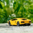 Машина радиоуправляемая Lamborghini Aventador, 1:24, работает от батареек, свет, цвет оранжевый - Фото 5